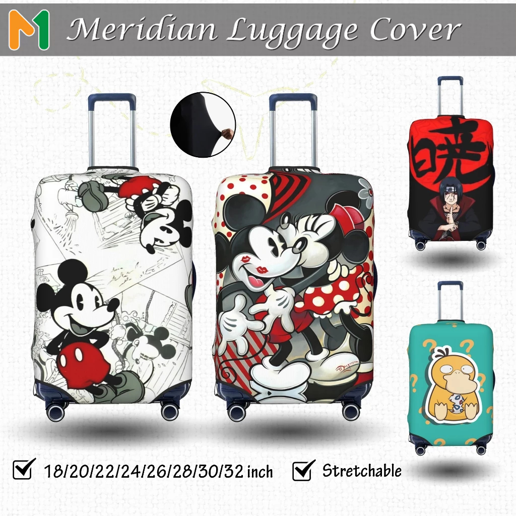 Mickey Vỏ Bọc Vali Chống Trầy Bao Trùm Vali Độ đàn hồi Cá nhân Luggage Cover Size 18-32 inch mer022