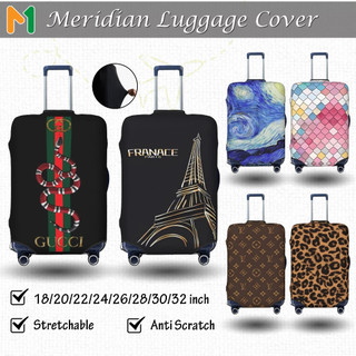 Vỏ Bọc Vali Chống Trầy Bao Trùm Vali Độ đàn hồi Cá nhân Luggage Cover Size 18-32 inch mer048