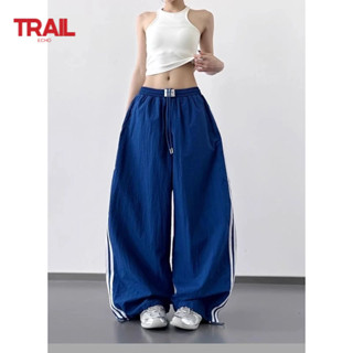 Quần thể thao dáng rộng phong cách Mỹ Trail Echo dành cho nữ có sọc bên