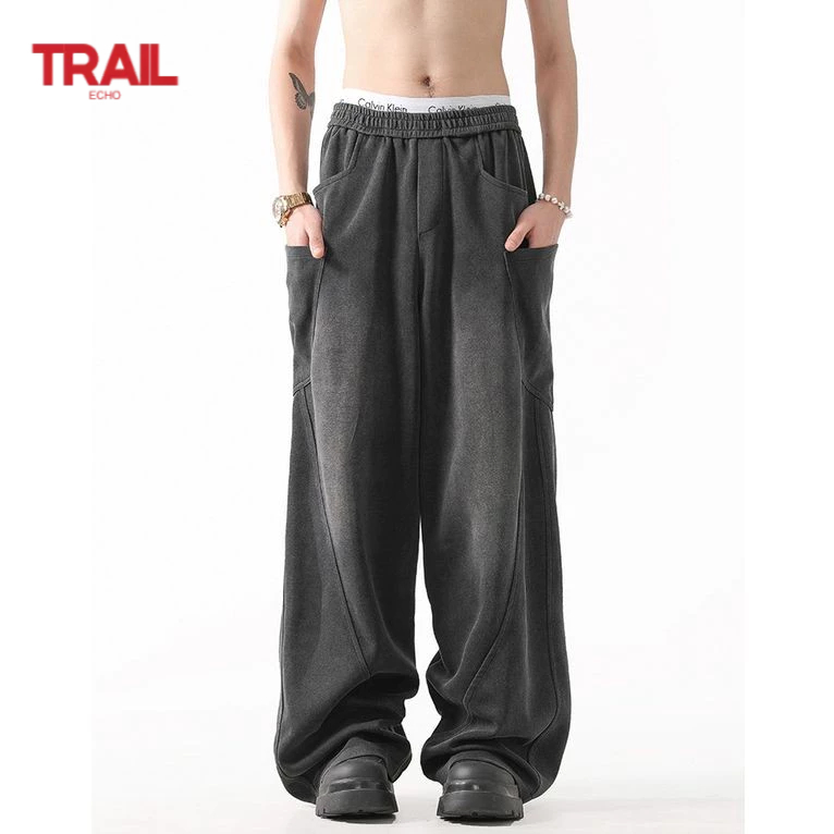 Quần nam Trail Echo style retro mùa hè, dáng quần thẳng