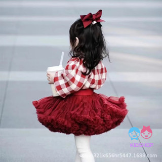  Bộ Áo sweater + Chân Váy tutu + Chân Váy Lưới tutu Công Chúa Nhỏ Cho Bé Gái 