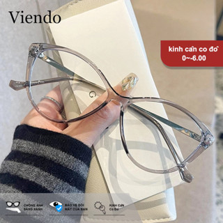 Gọng Kính Giả Cận Nữ VIENDO Mặt Kính Thời Trang Kính Mát Nhựa Chông Tia UV Ánh Sáng Xanh Đổi Màu Khi Ra Nắng Thời Trang  -1.0/-2.0/-3.0/-4.0/-5.0/-6.0