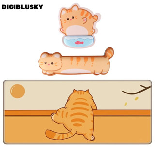 DIGIBLUSKY Tấm lót chuột cổ tay DUCKYO + Bộ bàn phím Miếng đệm cổ tay chuột + Bộ hỗ trợ bàn phím