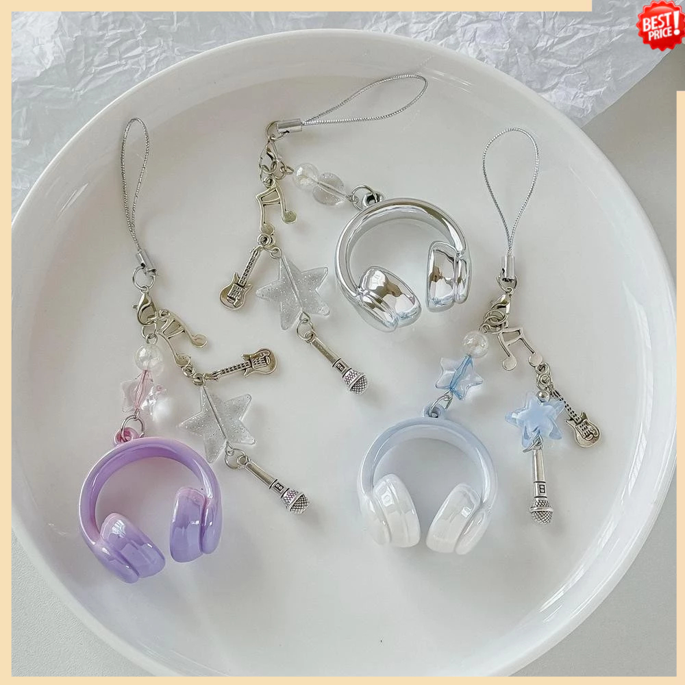 Chất Lượng Cao Ngôi Sao Móc Chìa Khóa Mặt Dây Chuyền Dễ Thương Sáng Tạo Di Động Móc Khóa Đa Năng Quyến Rũ Tai Nghe Móc Chìa Khóa Cho Ngày Lễ Chìa Khóa Ô Tô Quà Tặng Cho Sinh Nhật