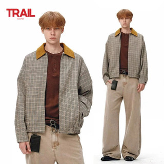 Áo khoác nam Trail Echo vải nhung cổ điển, phù hợpwear Everyday