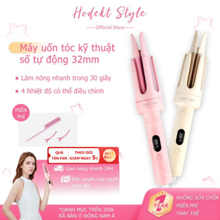  Máy Uốn Tóc Tự Động Thông Minh HODEKT 150 Triệu Ion Âm Màn Hình Kỹ Thuật Số Làm Nóng Nhanh 30Giây 