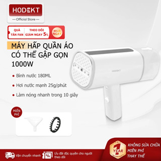  Máy Ủi Hơi Cầm Tay HODEKT 1000W Bình Nước 180ml Công Suất Hơi 25g phút Phù Hợp Mọi Loại Vải 
