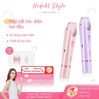  Máy Cạo Lông Điện 2 Đầu HODEKT Đa Năng Cạo Toàn Thân Motor Mạnh Mẽ Pin Sạc Tiện Lợi 