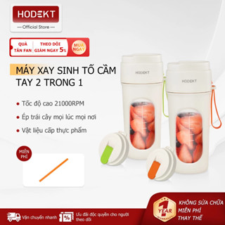  Máy Xay HODEKT Cầm Tay 400ML Xay Trái Cây Ép Nước Sinh Tố Xay Rau Củ Máy Sạc Pin Tiện Dụng 