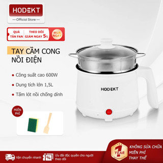  Nồi Điện Mini HODEKT Có Nồi Hấp Nồi Lẩu Điện Nồi Điện Đa Năng Nồi Chống Dính 2 Nấc Nhiệt Kèm 