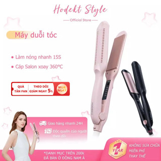  Máy duỗi tóc bằng sắt phẳng HODEKT Máy dập xù  bấm xù làm phồng chân tóc bản to cao cấp young 