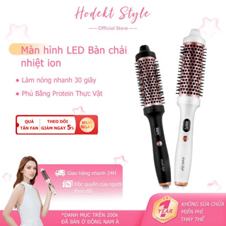  HODEKT 3 Trong 1 Lược Tóc Máy Uốn Tóc Màn Hình Kỹ Thuật Số Uốn Sắt Volumizing Lược 