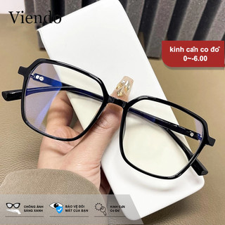  Gọng kính cận có đo vuông nữ nam Viendo nhựa kính mát thời trang mắt kính chống ánh sáng xanh tia uv đổi màu khi ra nắng -0.5 -1.0 -1.5 -2.0 -2.5 -3.0 -3.5 -4.0 -4.5 -5.0 -5.5 -6.0 