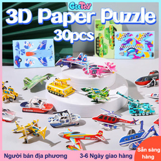 30 Chiếc 3D Giấy Xếp Hình Vui Vẻ DIY Handmade Hoạt Hình Lắp Ráp Ghép Hình Đồ Chơi Giáo Dục Cho Trẻ Em Quà Tặng
