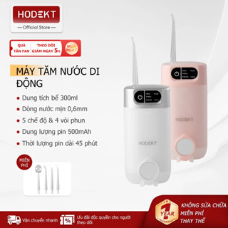  Máy Tăm Nước HODEKT 5 Cấp 4 Đầu Chống Nước IPX7 Máy Xịt Răng Làm Sạch Kẽ Răng Cầm tay 
