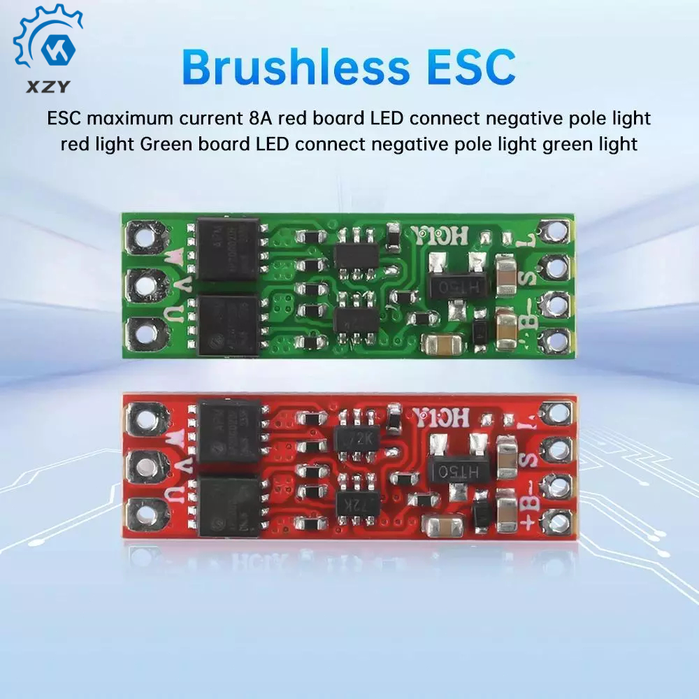 2S-3S 5-16V 8A Bảng điều khiển động cơ không chổi than Mini BLDC Micro Bộ điều chỉnh điện Điều khiển