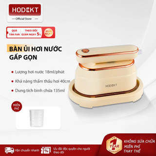  Bàn Ủi Hơi Nước Cầm Tay HODEKT Dung Tích Lớn 135ML Làm Nóng Nhanh 15S Thích Hợp Cho Mọi Loại Vải 