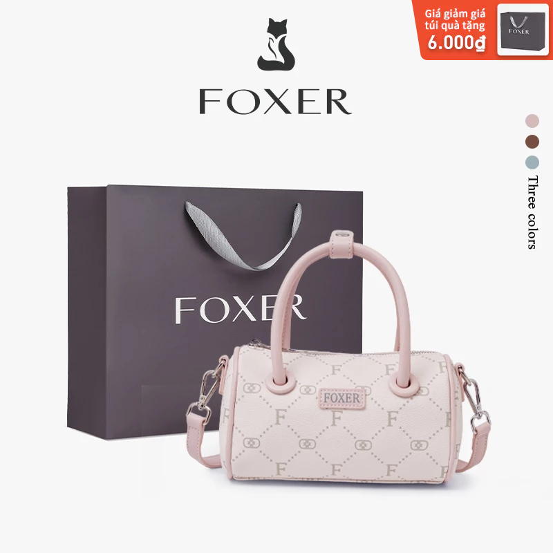 FOXER Túi xách thời trang nữ với dây đeo vai có thể tháo rời