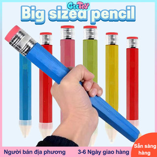 GeeToy Big Giant Pencil 33cm Mới Lạ Bút Chì Nhiều Màu Sắc Sáng Tạo Văn Phòng Phẩm Giải Thưởng Quà Tặng Vui Vẻ Đồ Chơi Giáo Dục Cho Trẻ Em