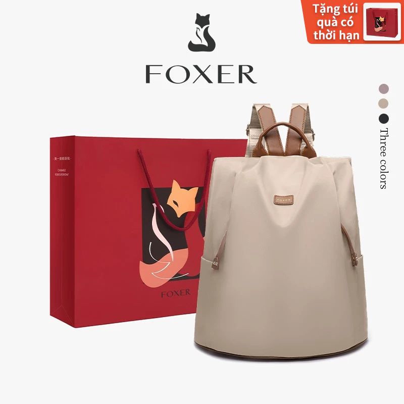 FOXER Balo Nữ Chống Trộm Chống Nước Dung Tích Lớn