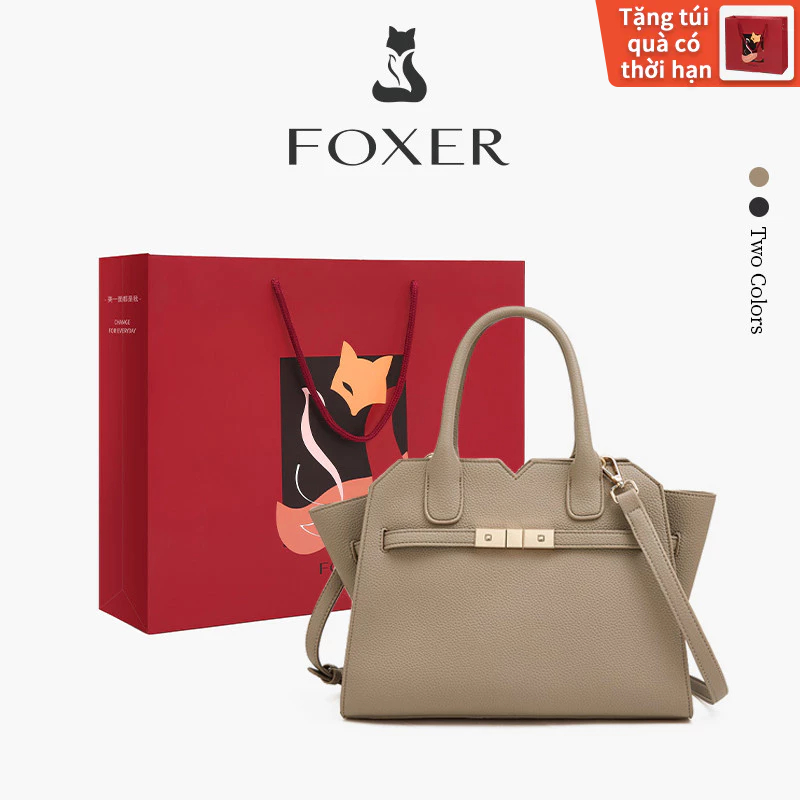 FOXER Túi xách thời trang Thiết kế Sáng tạo Túi xách nữ phong cách Hàn Quốc mới