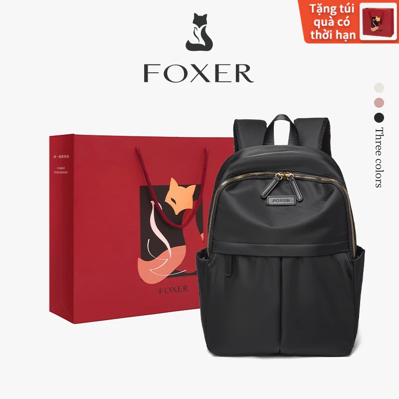 FOXER Ba lô nữ kiểu Hàn Quốc, dung tích lớn bag