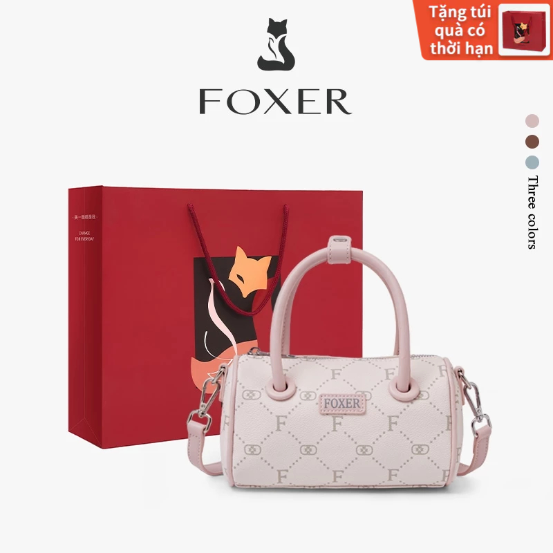 FOXER Túi xách thời trang nữ với dây đeo vai có thể tháo rời