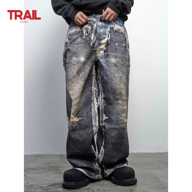 Trail Echo Men - Style Retro Americana, Skinny Jeans Hip-Hop