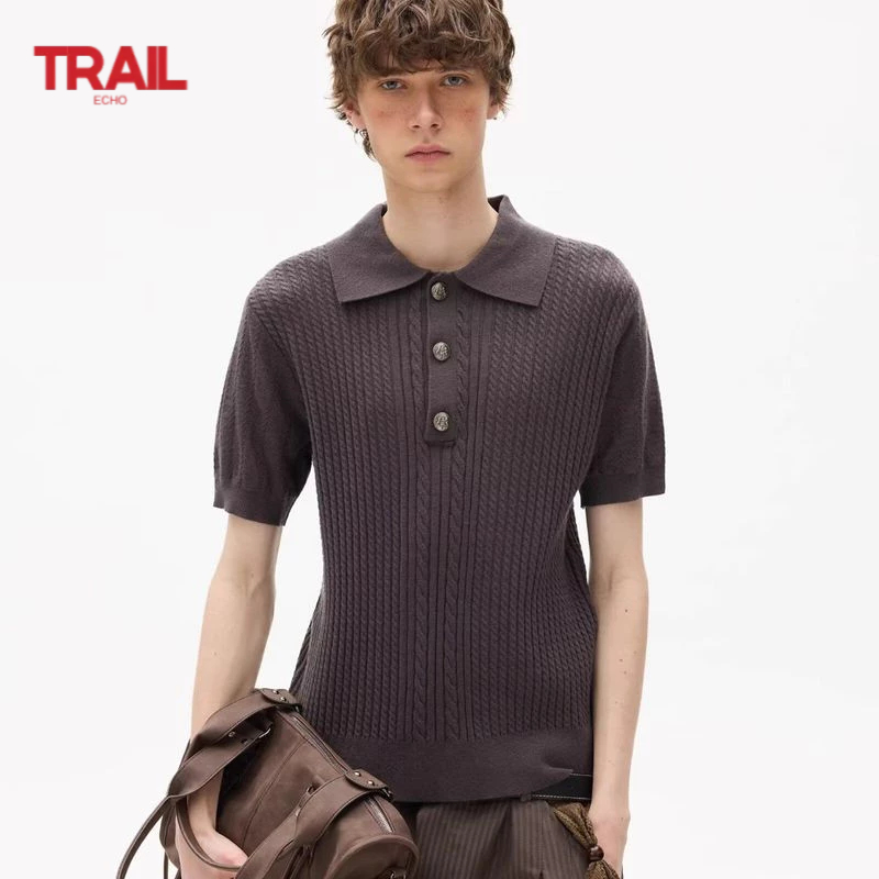 Áo sơ mi Polo màu trơn cao cấp Trail Echo