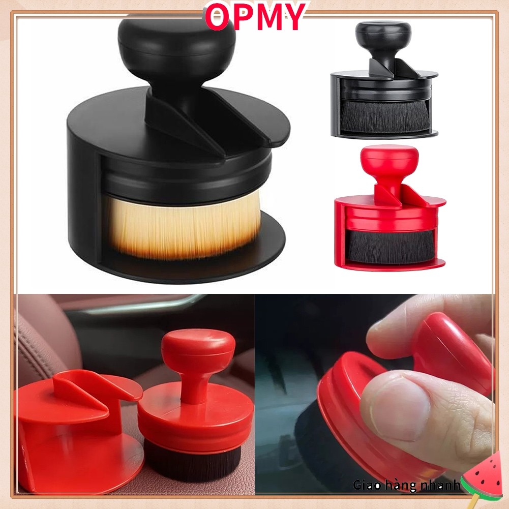 【OPMY Fast】Car Tire Shine Applicator Tire Shine Brush With Stand For Auto Detailing Cleaner