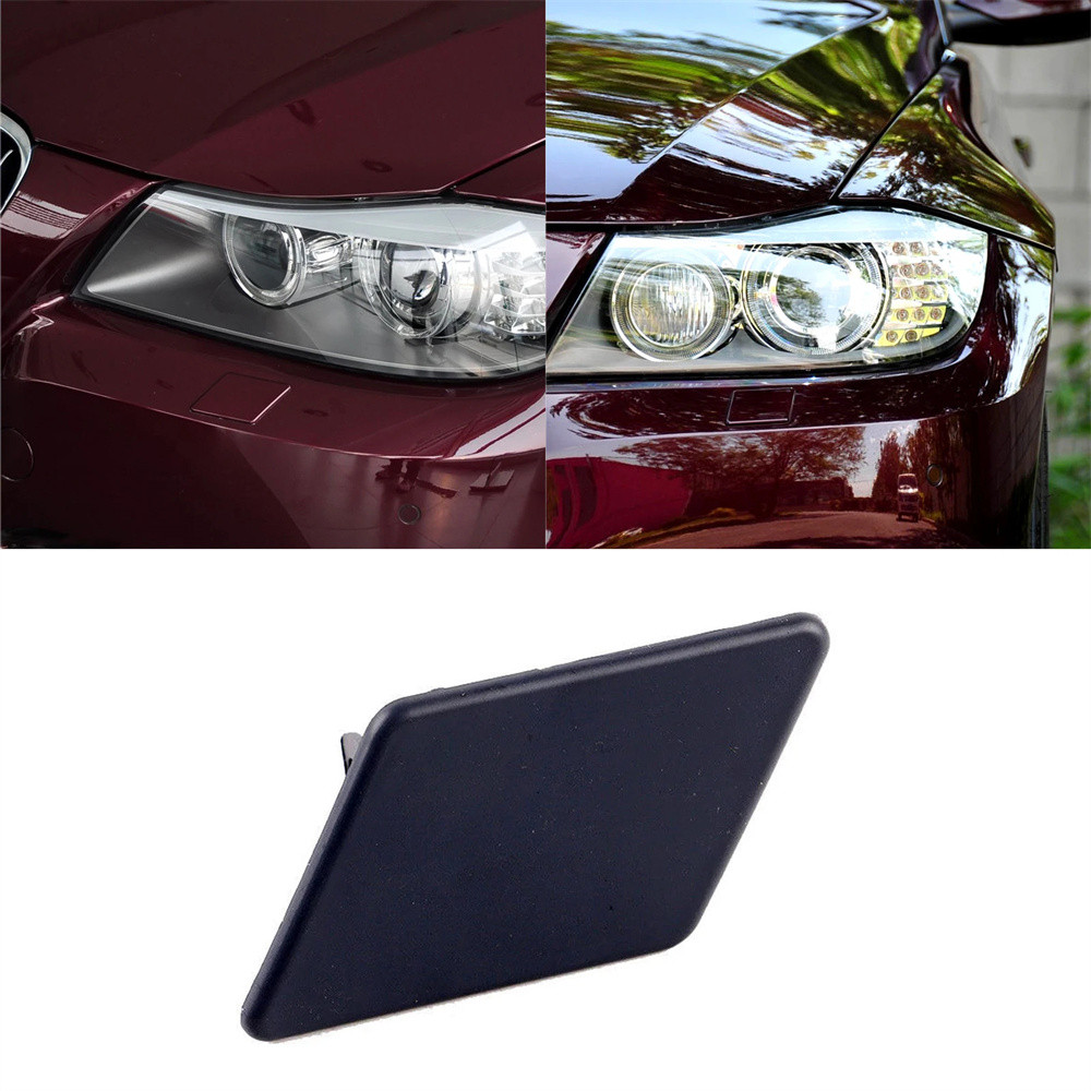 1x Trái Đèn Pha Máy Giặt Nắp Vòi Phun Primed Cho Xe BMW E90 320i 325i 328i 335i