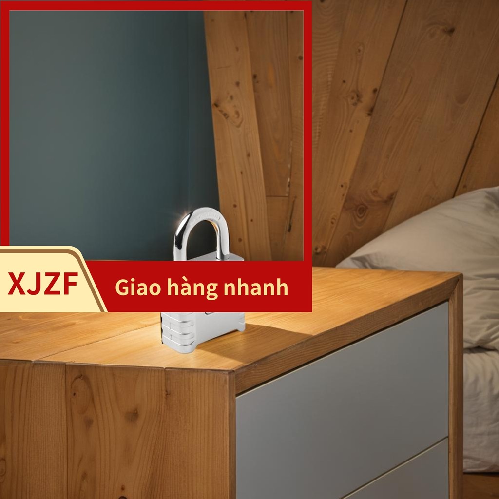 <Chất lượng tuyệt vời>Password Lock Padlock Four-digit Password Lock Anti-theft Hardware Security
