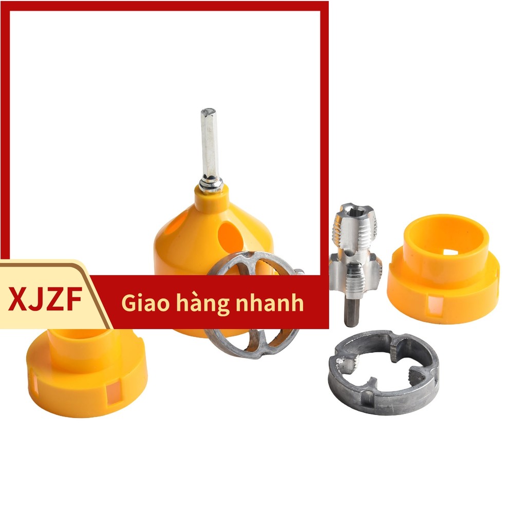 <Chất lượng tuyệt vời> for Versatile PVC Pipe Threader Kit: 4-Point & 6-Point Compatible Tool for Ea