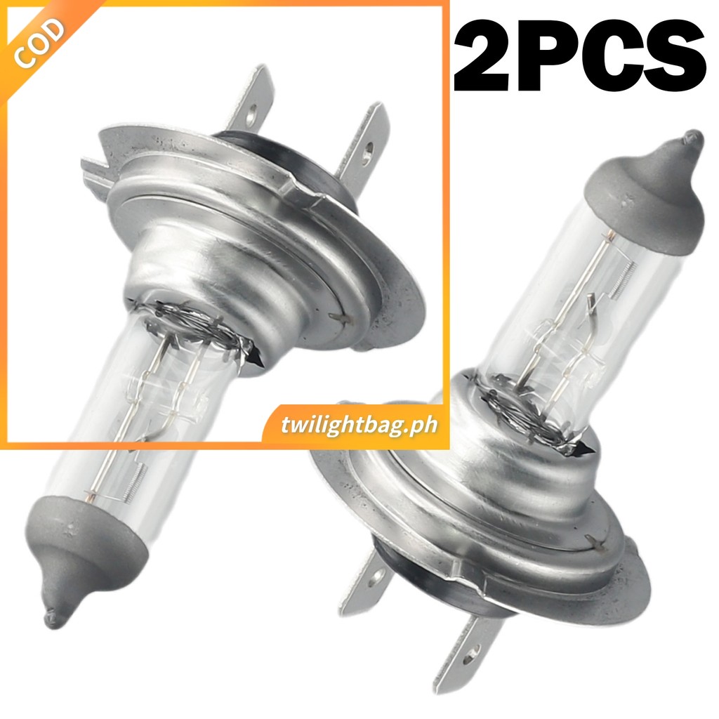 2 Bộ 12V Xe H7 Xenon Đèn Pha 55W 6000K Bóng Đèn Trắng Halogen