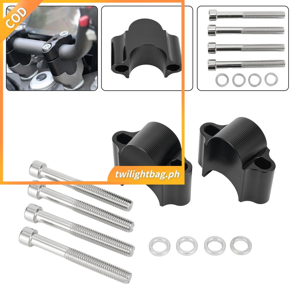 Đen 28MM Tay Cầm Thanh Nâng Bộ Chuyển Đổi Riser Cho KAWASAKI Z900RS Z900 2018-2020