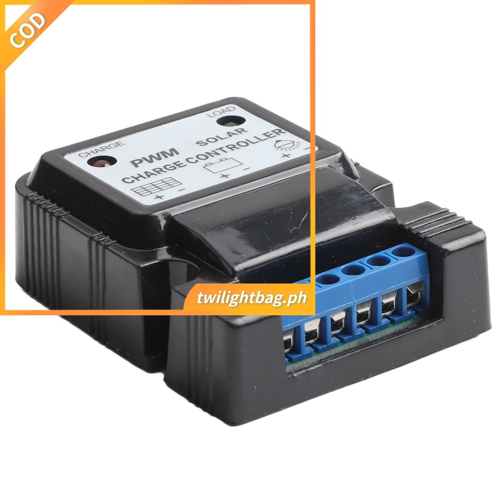 Bộ điều khiển sạc bảng điều khiển năng lượng mặt trời 3 tầng 6V 12V 10A cho bộ sạc pin PWM