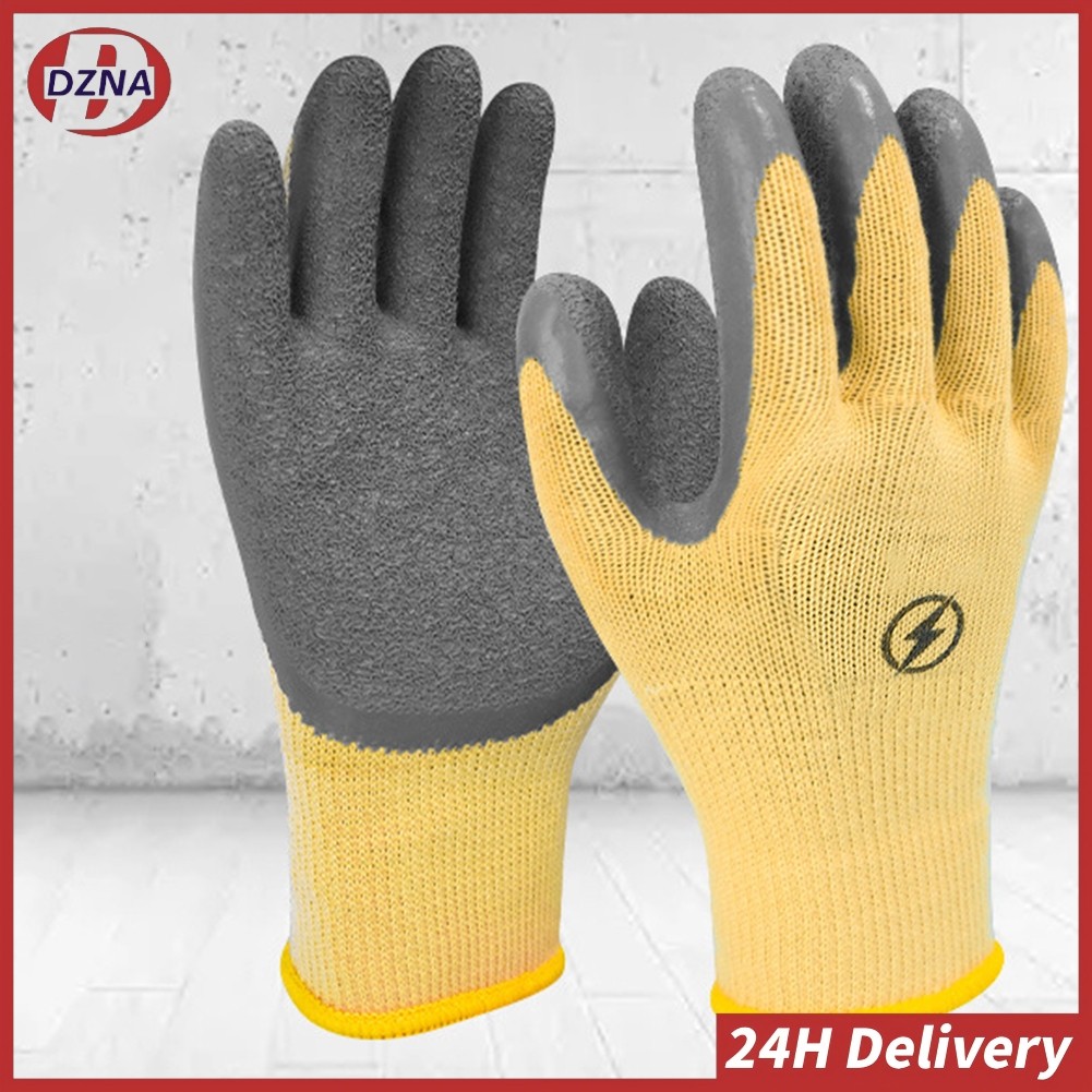 【Fast Ship】Electrician Insulating Work Safe Glove Withstanding Voltage 400V Tool Protective