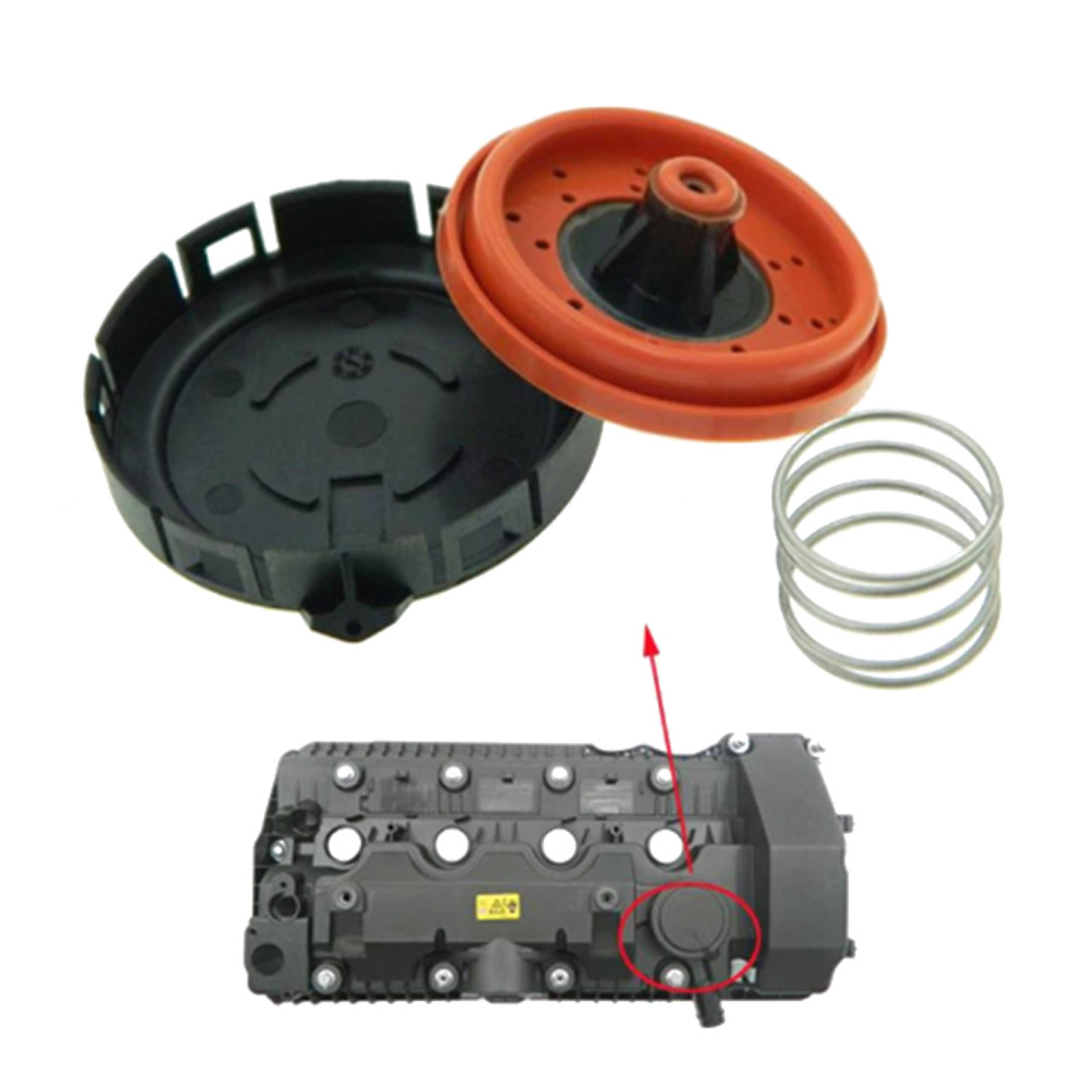 2x Crankcase Thông Gió Van PCV Cho Xe BMW 5 6 7 Series X5 N62 11127547058