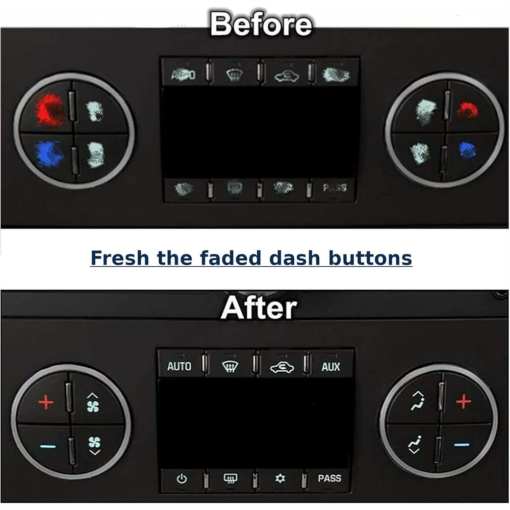 Bộ sửa chữa nút AC Dash Switch Sticker cho Chevy Silverado Suburban 2007-2013
