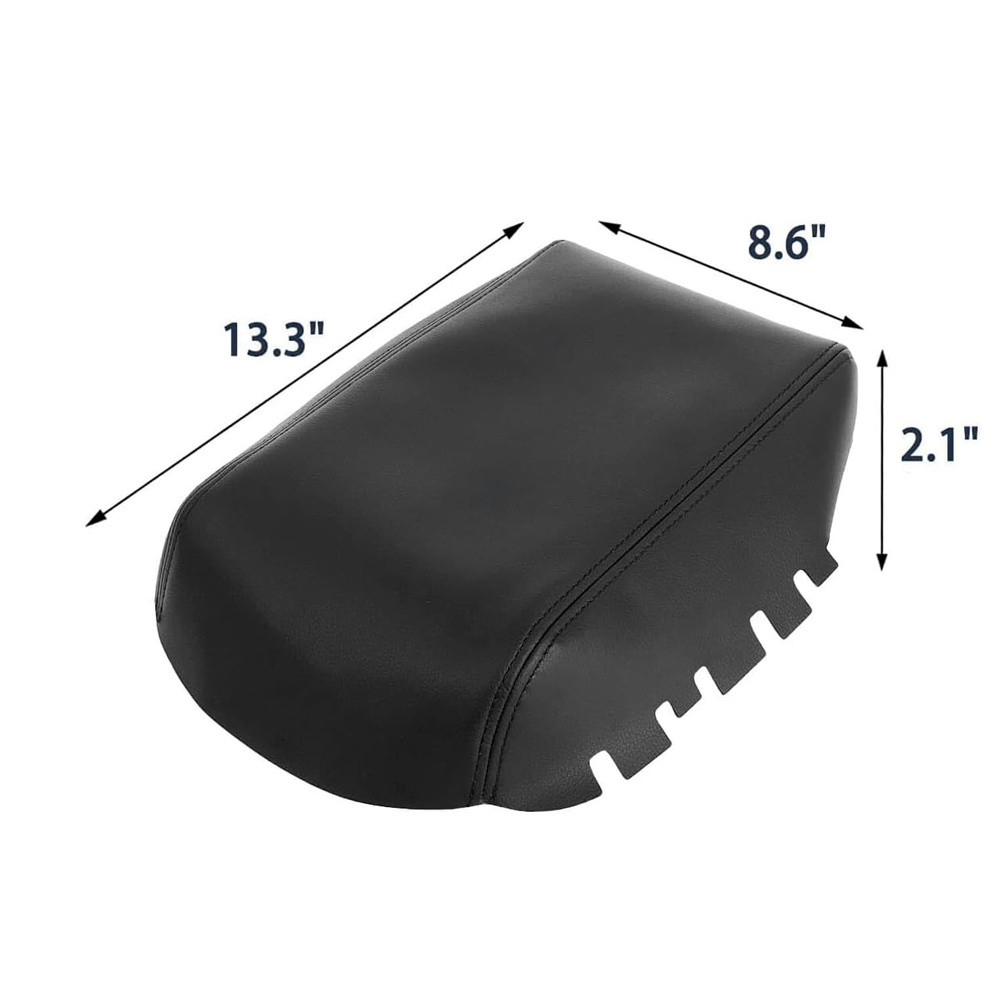 Bảng Điều Khiển Trung Tâm Nắp Tay Bao Da Viền Màu Đen Cho Xe Toyota 4Runner 2010-2023