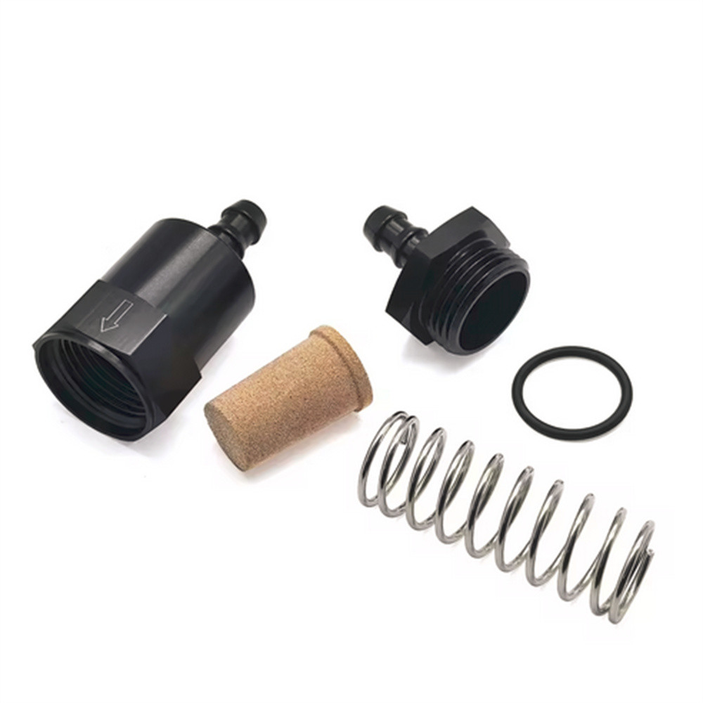 Bộ lọc nhiên liệu nội tuyến 6061-T6 Nhôm 3 / 8 "30 Micron Đen