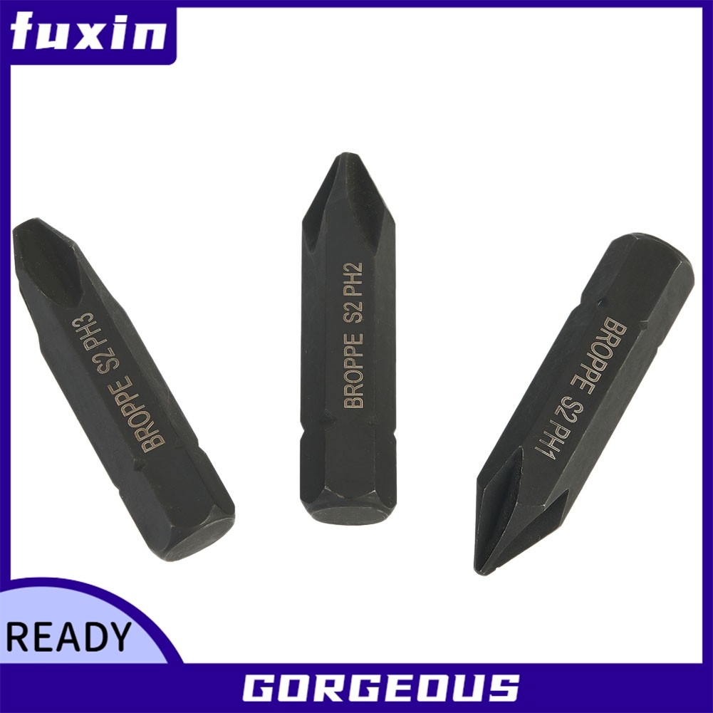 [FUXIN] Bộ 3 tuốc nơ vít điện chữ thập 36mm PH1 PH2 PH3