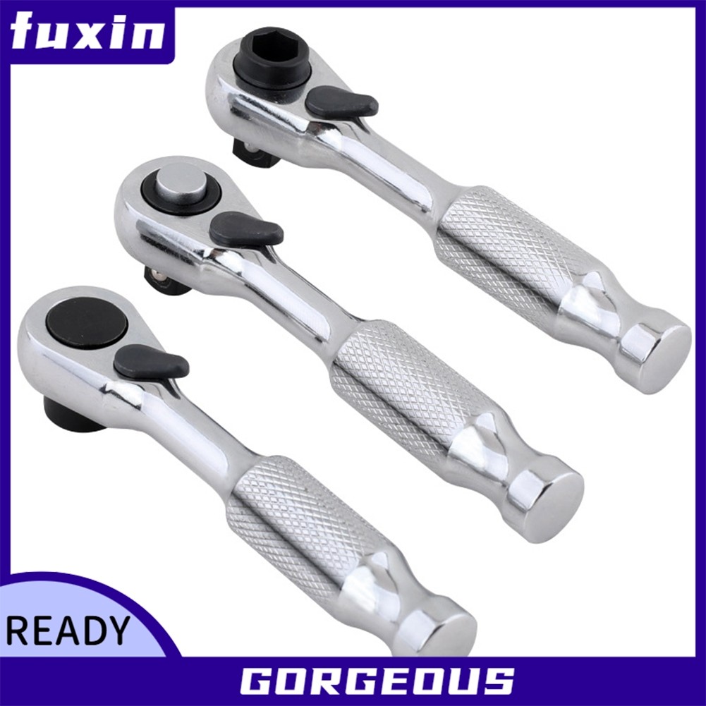 [FUXIN] Bộ cờ lê bánh cóc mini 1 / 4: Cờ lê bánh xe thúc đẩy tiết kiệm lao động mini tiện dụng