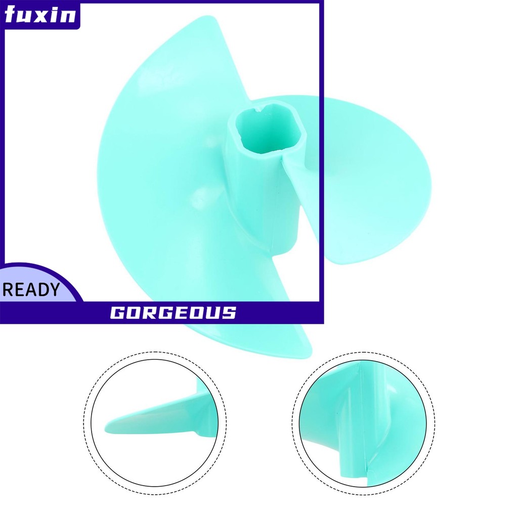 [FUXIN] 8 inch Ice Auger Bit Fan Blade Máy khoan Nylon có bộ chuyển đổi Phao để câu cá trên băng