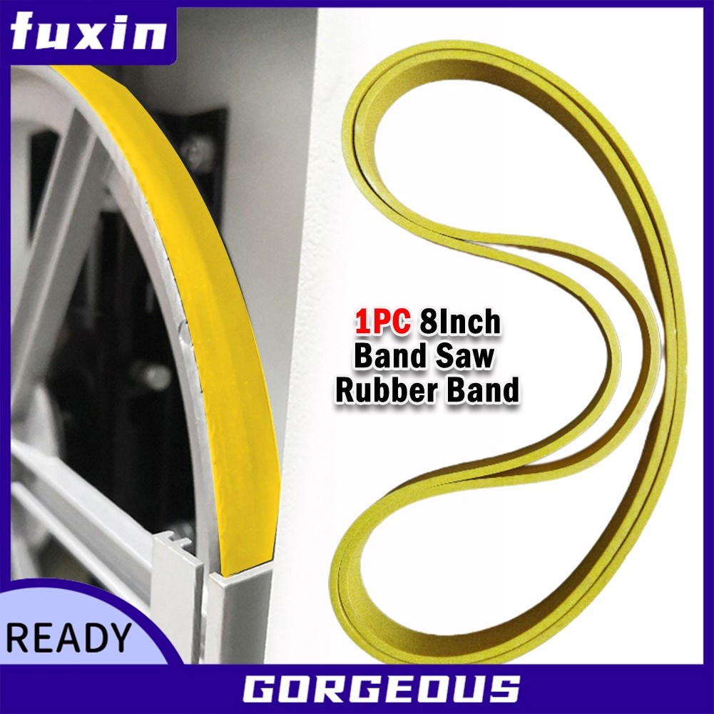 [FUXIN] WoodWorking Band Saw Rubber Band Saw Scroll Wheel Rubber cho Ring 8Inch