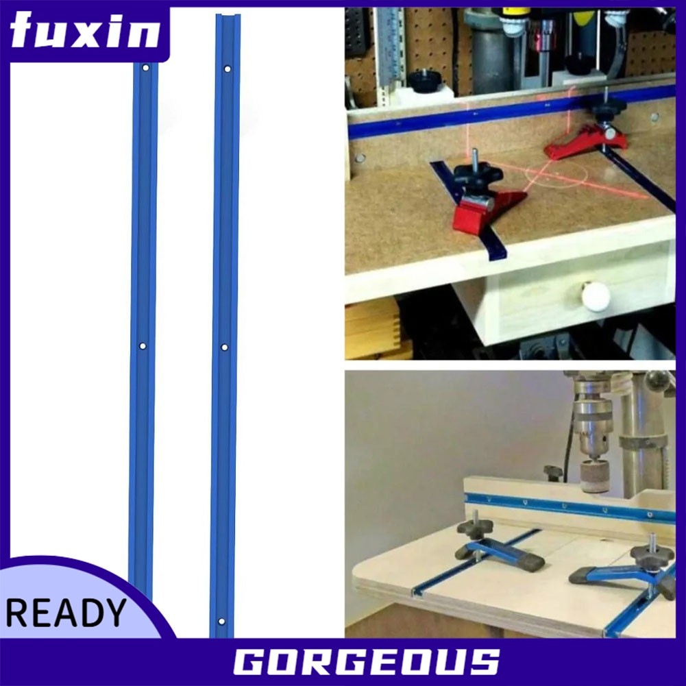 [FUXIN] 2 chiếc 500mm T-Track T-Slot Miter Track Hợp kim nhôm cho bàn định tuyến