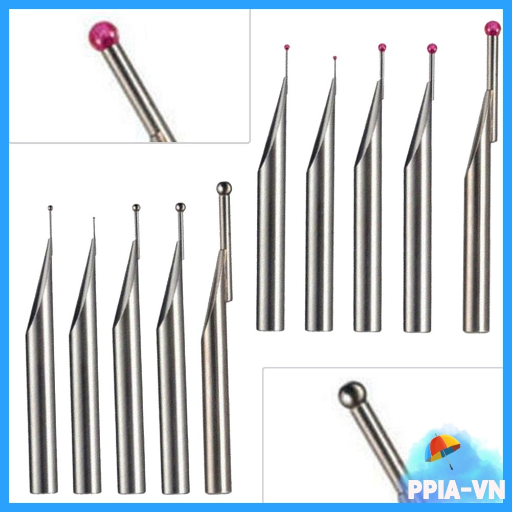 【 GIÁ GỐC 】 Đầu dò bóng Chèn bóng cacbua 1-4mm cho Mahr Fowler, Đồng hồ đo chiều cao