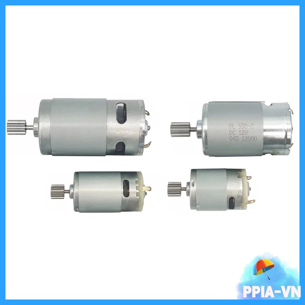 【 GIÁ GỐC 】 Động Cơ Cho Xe Điện 550 RS390 RS380 12V 6V DL555 24V 10 12 Răng