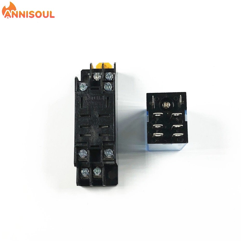 [NISO] Rơle nguồn 10A LY2NJ DPDT 8 chân có ổ cắm