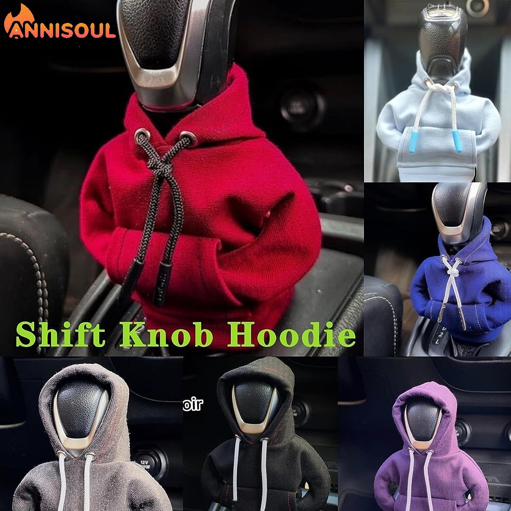 [NISO] Car Gear Shift Cover Mini Hoodie Gear Shift Cover cho Car Shifter Interior Trim